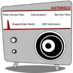 Ein gezeichnetes Radio