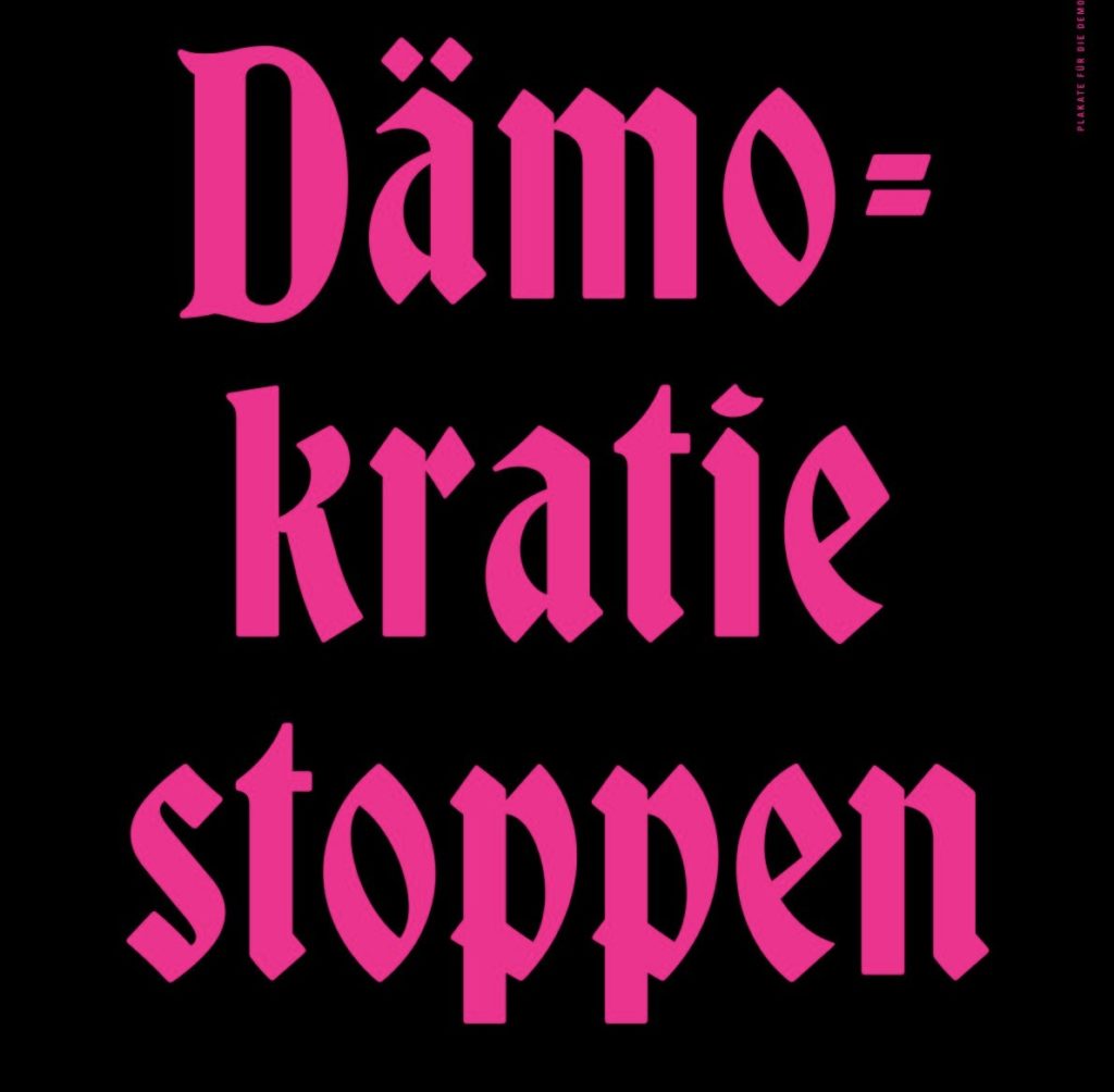 Dämokratie (mit Ä wie Dämon) stoppen
